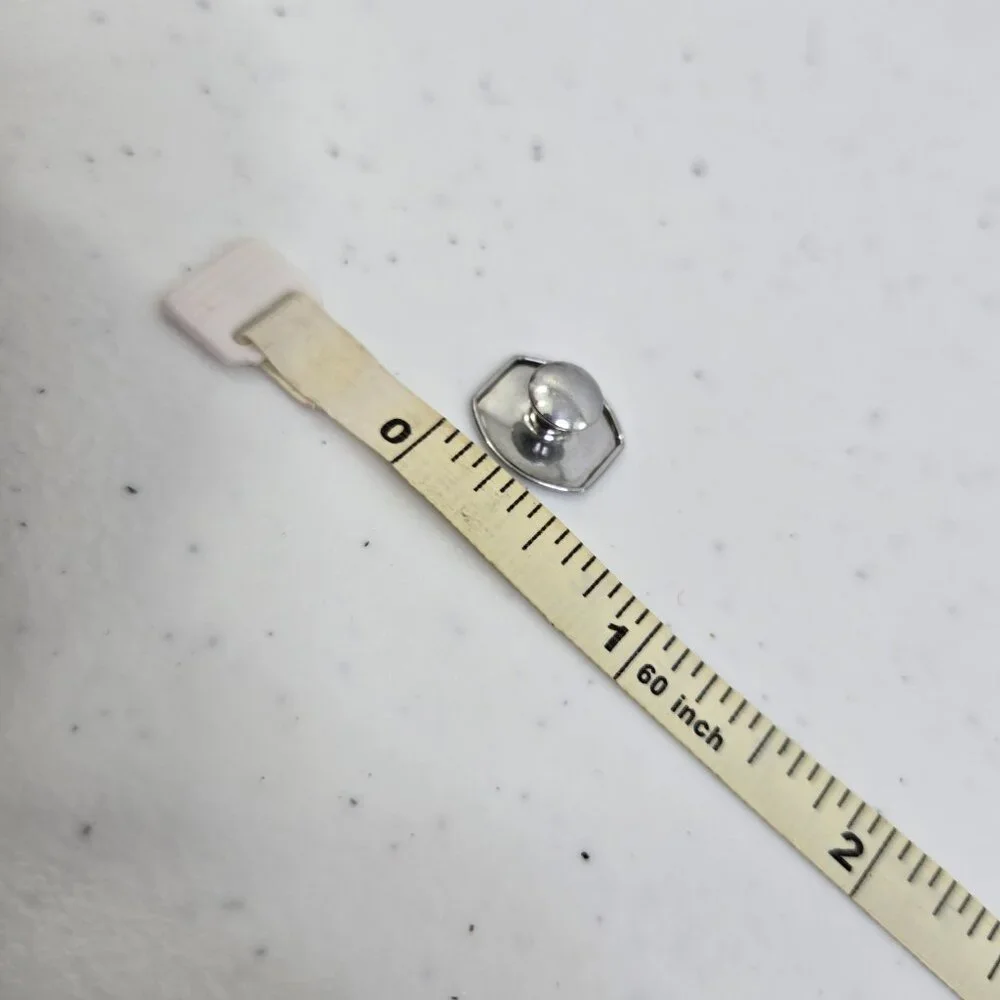 Vintage Swank 10 Cent Chrome Studs Salesman's Sample Items Rare Only 1‎ cufflink
